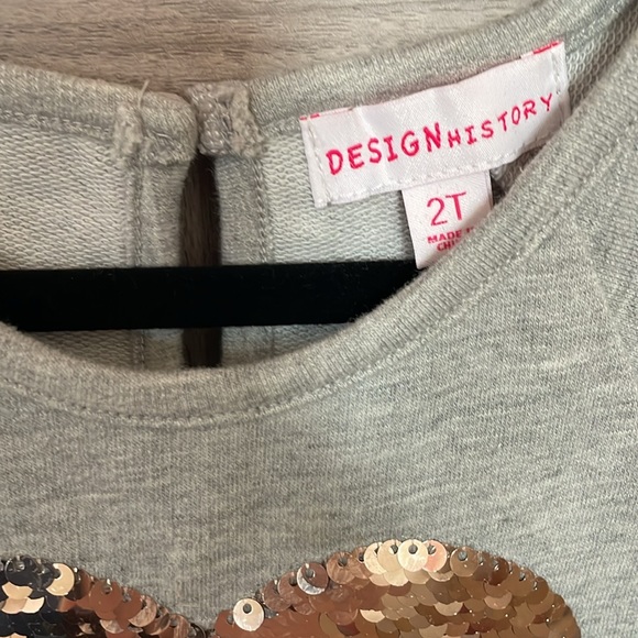 Design History toddler girl size 2T pink tulle and sequin dress. - Picture 5 of 6